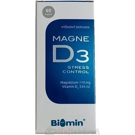 Biomin MAGNE D3 FORTE 1×60 cps, пищевая добавка: цены и характеристики