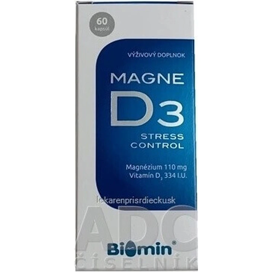 Biomin MAGNE D3 FORTE 1×60 cps, пищевая добавка: цены и характеристики