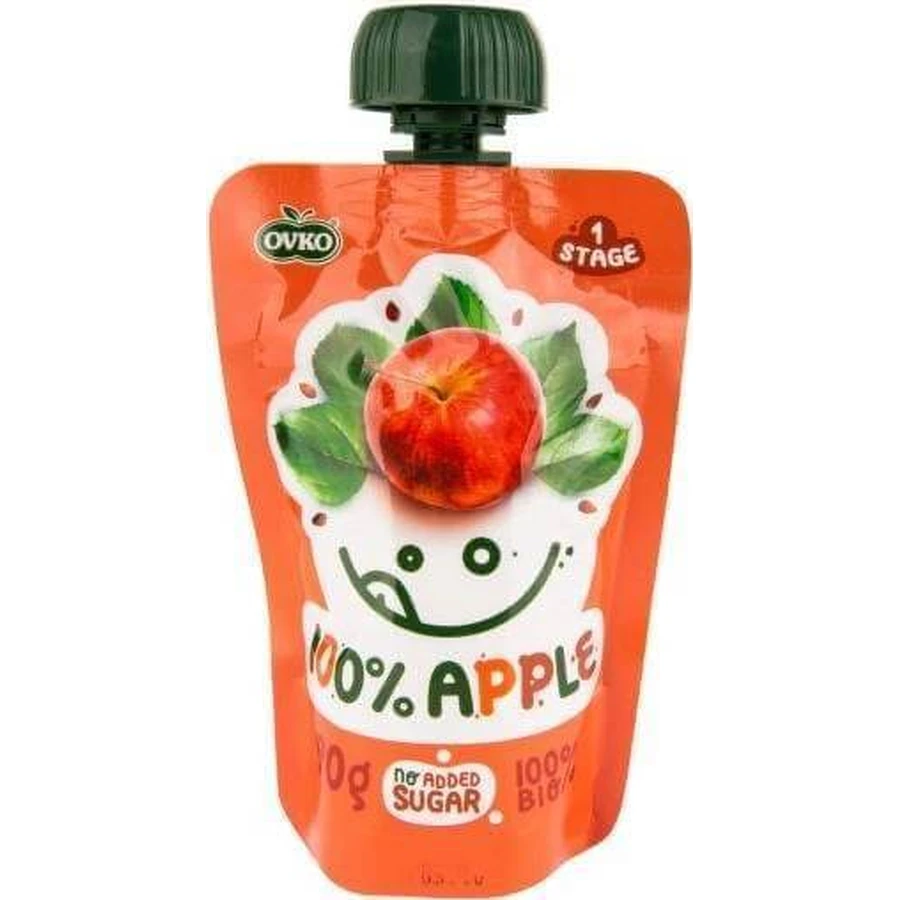 OVKO Bio Детское питание Яблоко 1×90 г, фруктовая капсула: цены и характеристики