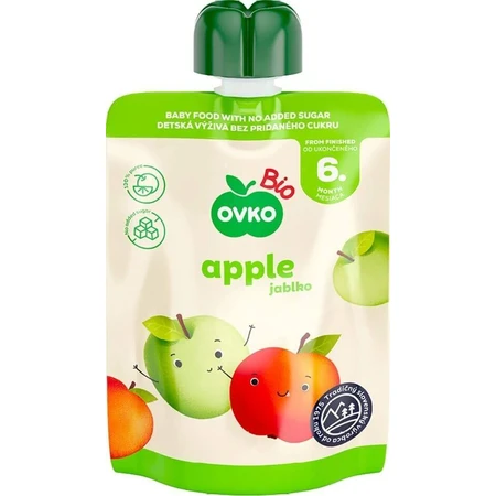 OVKO Bio Детское питание Яблоко 1×90 г, фруктовая капсула: цены и характеристики