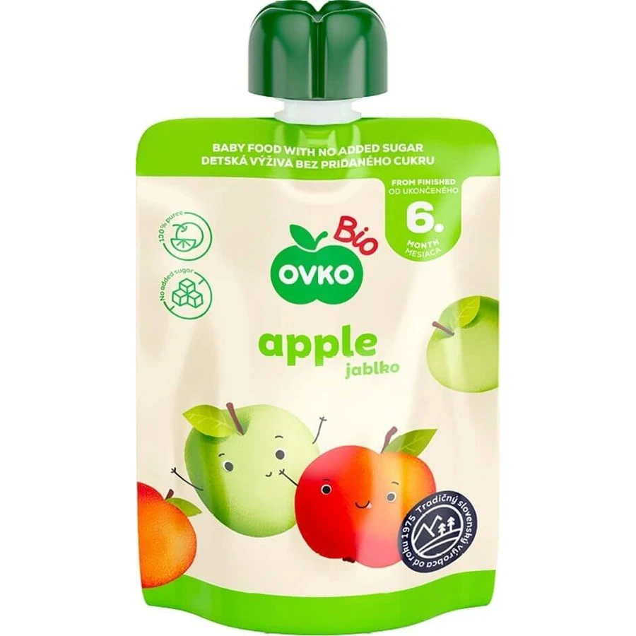 OVKO Bio Детское питание Яблоко 1×90 г, фруктовая капсула: цены и характеристики
