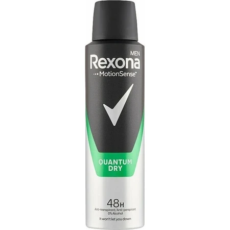 Rexona антиперспирант MEN Quantum 1×150 мл, антиперспирант: цены и характеристики