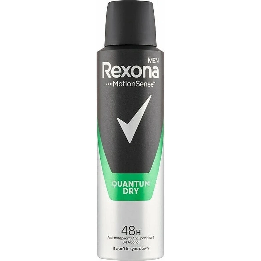 Rexona антиперспирант MEN Quantum 1×150 мл, антиперспирант: цены и характеристики