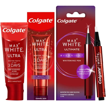 Ручка Colgate Overnight + зубна паста Ultra Complete: ціни та характеристики