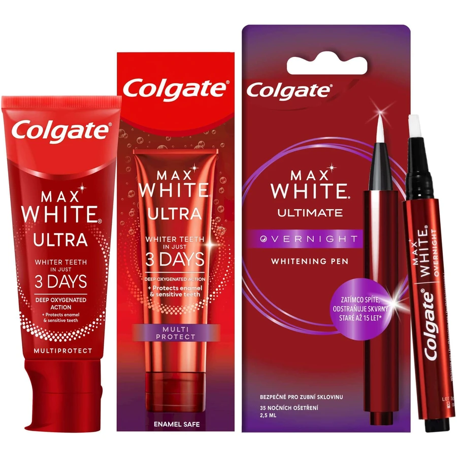 Ручка Colgate Overnight + зубна паста Ultra Complete: ціни та характеристики