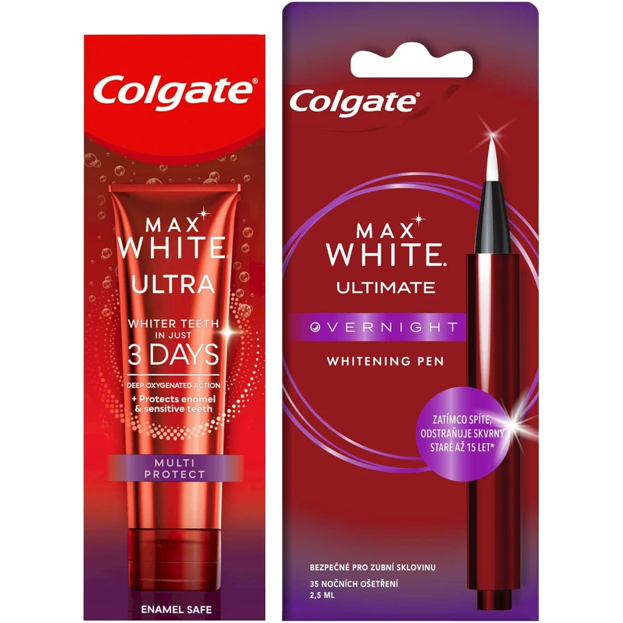 Ручка Colgate Overnight + зубна паста Ultra Complete: ціни та характеристики