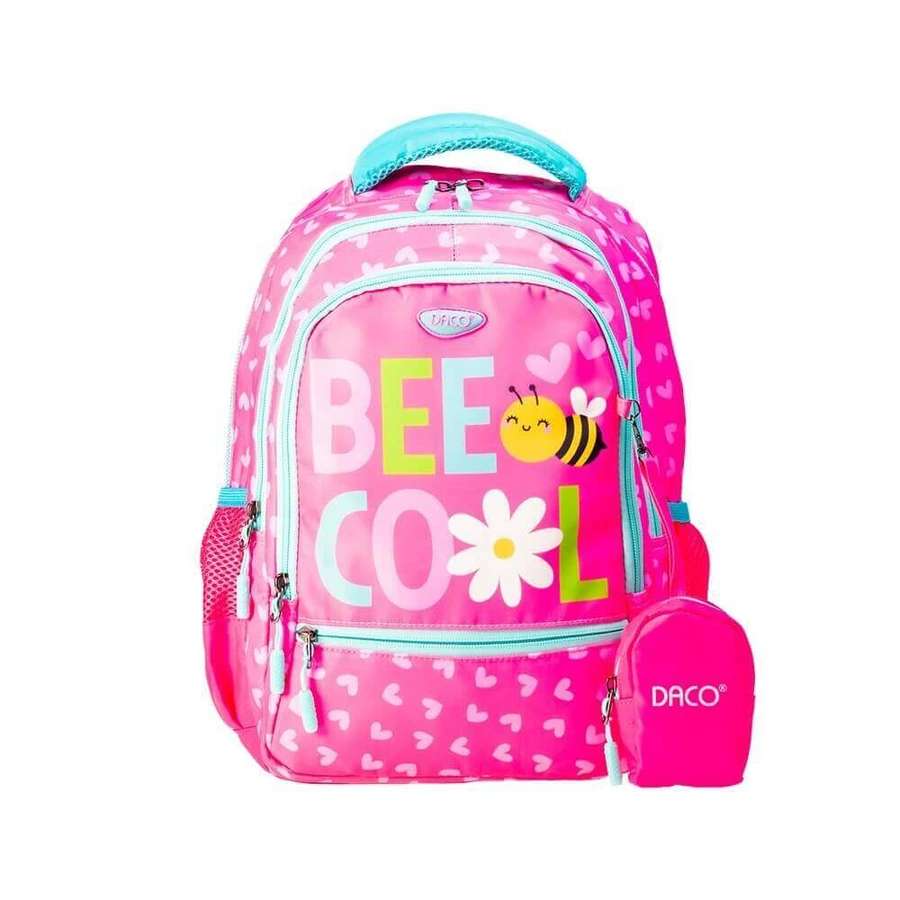Рожевий рюкзак Bee Cool, 38 см, Albinuta, Daco: ціни та характеристики