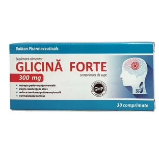 Глицин Форте 300 мг, 30 таблеток, EsVida Pharma