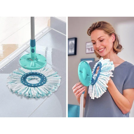 Leifheit Clean Twist Disc Mop micro duo, сменная насадка для швабры: цены и характеристики