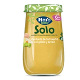 Органическое овощное пюре с курицей и рисом Соло, +6 месяцев, 190 г, Hero Baby