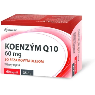 Noventis Коэнзим Q 10 60 мг с кунжутным маслом 60 капсул
