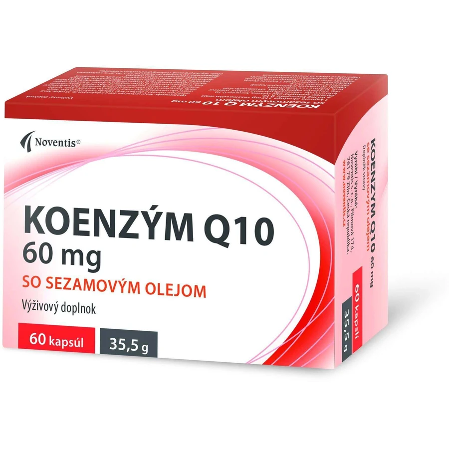 Noventis Коэнзим Q 10 60 мг с кунжутным маслом 60 капсул: цены и характеристики