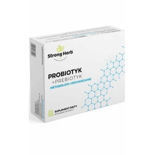 Пробіотик + пребіотик Метаболізм та схуднення 30 капсул Strong Herb
