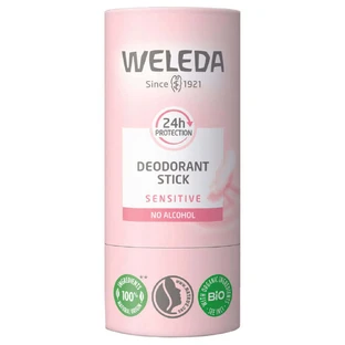 Weleda, дезодорант-стік для чутливої шкіри, без спирту, 50 г