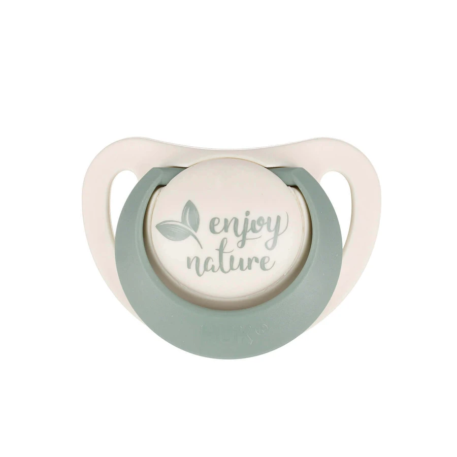 NUK For Nature, пустышка, латекс, анатомическая, зеленая, 6-18 месяцев, 2 штуки: цены и характеристики