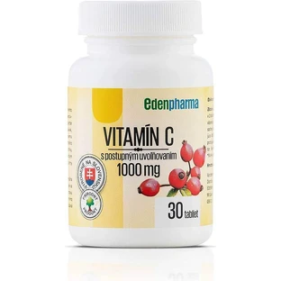 EDENPharma VITAMIN C 1000 mg 1×30 tbl, вітамінна добавка