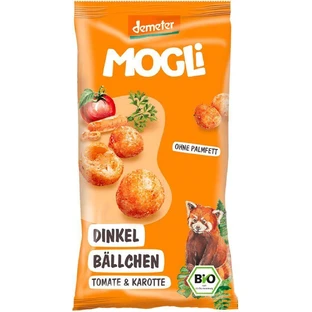 MOGLi BIO Кульки з полби з помідорами та морквою з сертифікатом Деметра 40 г