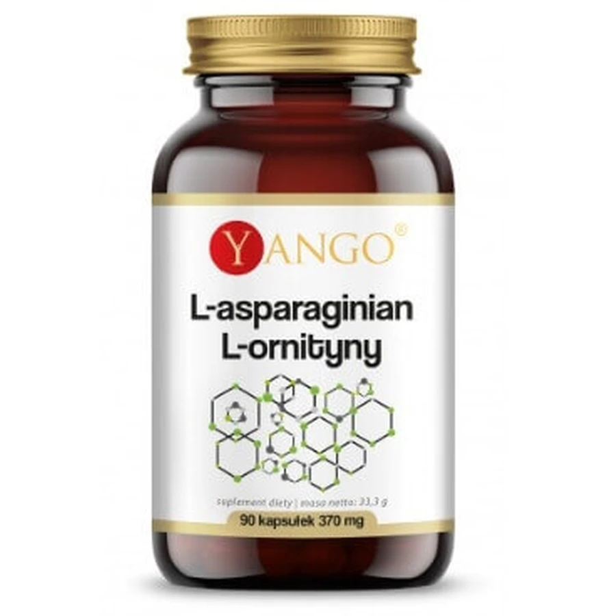 Yango, L-орнітин L-аспартат, 90 капсул: ціни та характеристики