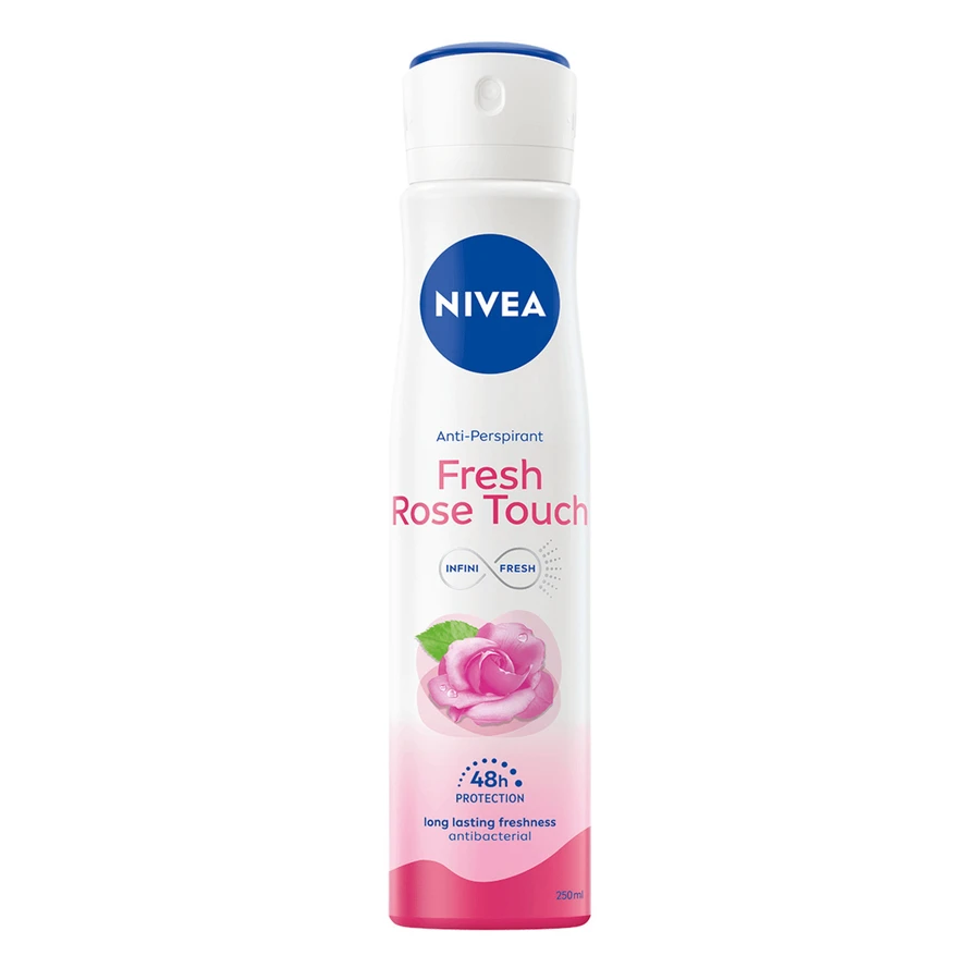 Nivea, антиперспирант-спрей, Fresh Rose Touch, 250 мл: цены и характеристики