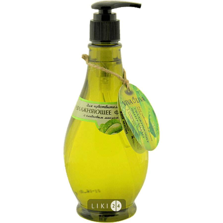 Рідке мило Viva Oliva з оливковою олією для чутливої ​​шкіри зволожуюче з соком алое, 275 мл: ціни та характеристики