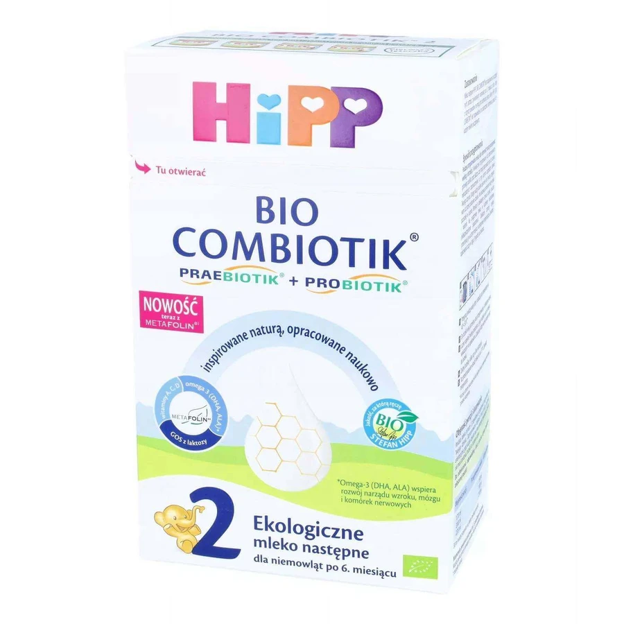 HiPP 2 BIO Combiotik® Суміш для подальшого харчування дітей (з 6 місяців) 1×500 г, дитяча суміш: ціни та характеристики
