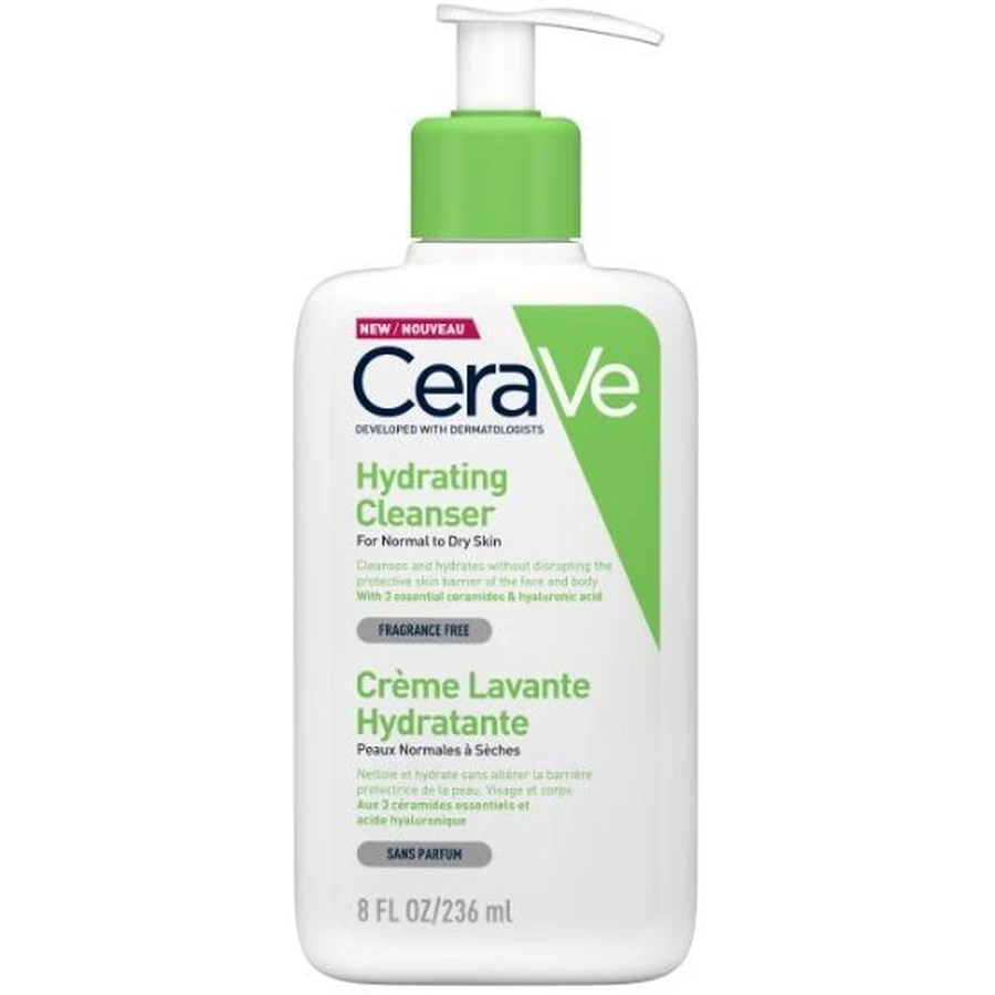 CeraVe Зволожуюча очищуюча емульсія для нормальної та сухої шкіри 236 мл: ціни та характеристики