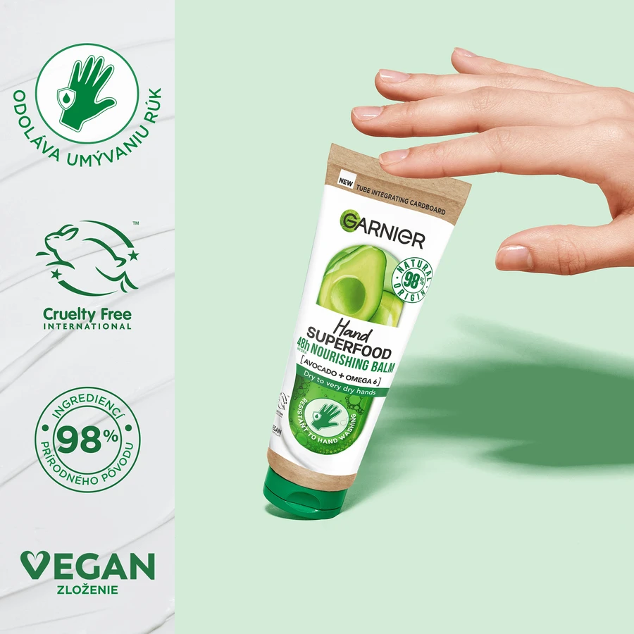 Garnier Hand Superfood увлажняющий крем для рук с авокадо 75 мл: цены и характеристики