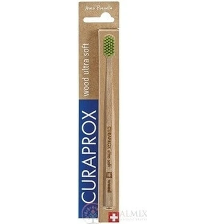 Curaprox CS wood - деревянная зубная щетка 1×1 шт, деревянная зубная щетка: цены и характеристики