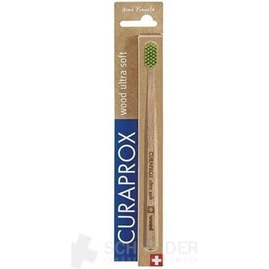 Curaprox CS wood - деревянная зубная щетка 1×1 шт, деревянная зубная щетка: цены и характеристики