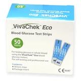 Тест-системи для визначення рівня глюкози в крові, 50 шт, VivaCheck