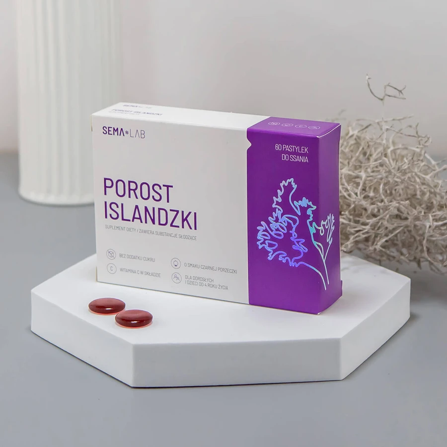 SEMA Lab Icelander, зі смаком чорної смородини, 60 пастилок: ціни та характеристики