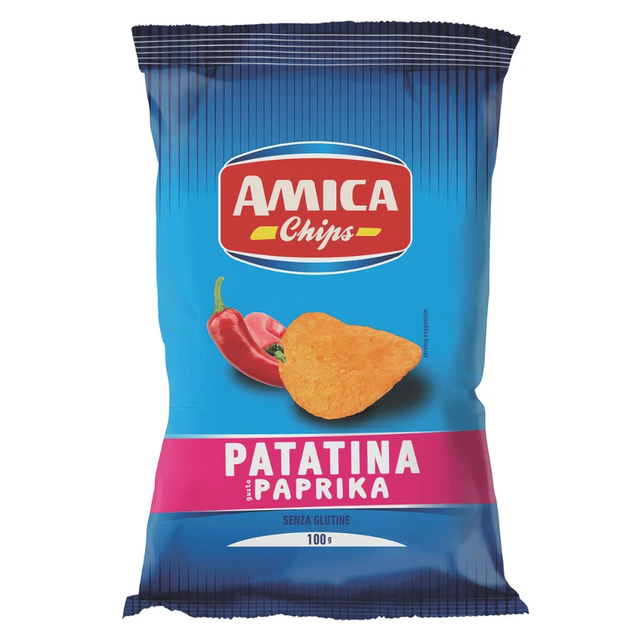 Чіпси з паприкою, 100 г, Amica: ціни та характеристики