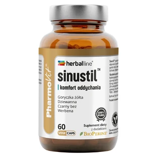 PharmoVit HerbalLine Синустил Дихальний комфорт, 60 капсул