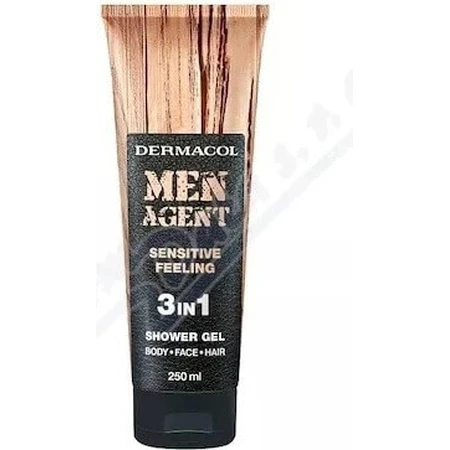 Men Agent SG 3in1 Sensitive feeling 1×250 мл, мужской гель для душа: цены и характеристики