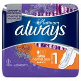 Прокладки Always Platinum Ultra Normal Plus, 4 краплі, 8 шт.