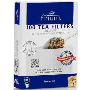 Фільтри для білого чаю розмір M, 100 штук, Finum