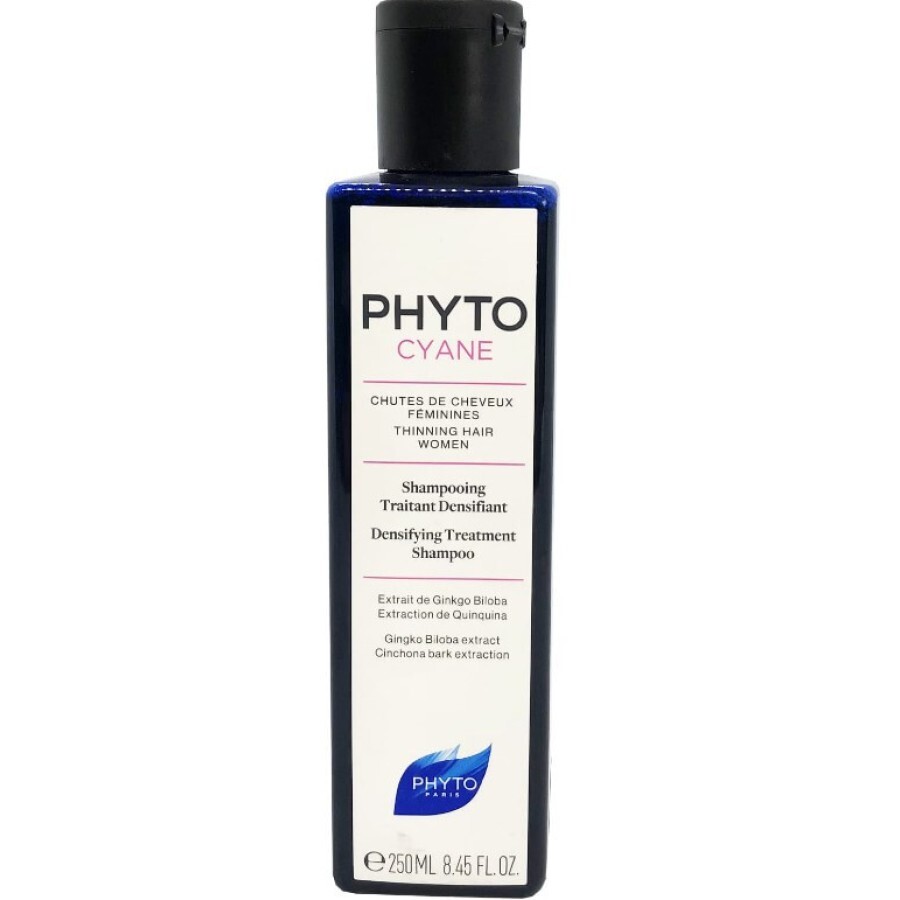 Шампунь Phyto Phytocyane Проти випадання волосся з проціанідоламі винограду і гінкго білоба, 200 мл: ціни та характеристики