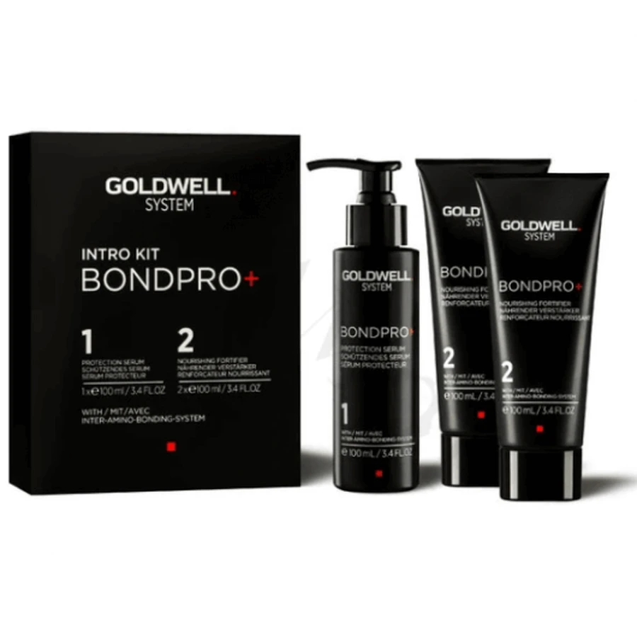 Goldwell Bond Bond Pro+ Trial Kit 3x100 мл (1х защитная сыворотка, 2х укрепляющее питательное средство): цены и характеристики