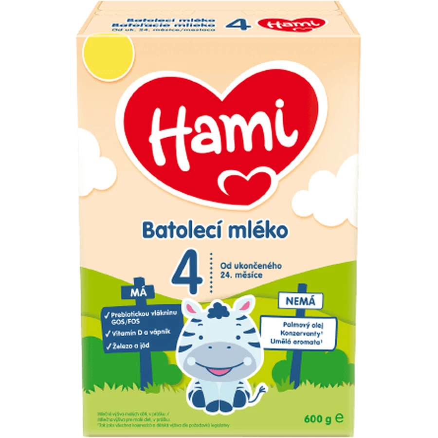 Hami 4 Toddler Молоко из Великобритании. 24 месяца 600 г: цены и характеристики
