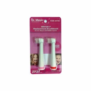 Насадки для дитячої електричної зубної щітки GTS1000K Pink, 2 штуки,,, Dr. Mayer