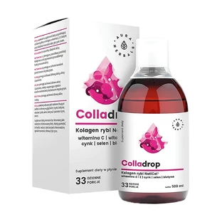 Морський колаген Aura Herbals Colladrop NatiCol Fish Collagen + Vitamin C, 500 мл