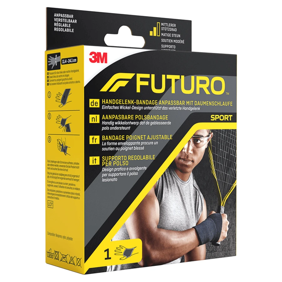 Futuro Sport, стабилизатор запястья и большого пальца, черный, универсальный размер, 1 шт.: цены и характеристики