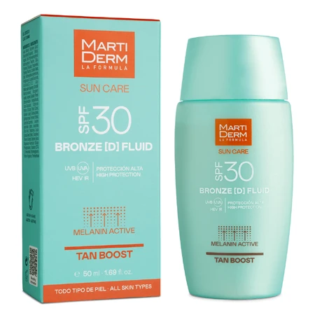 MartiDerm Sun Care Bronze D, флюид для лица с солнцезащитным фильтром SPF 30, 50 мл ДЕФЕКТИРОВАННАЯ УПАКОВКА: цены и характеристики