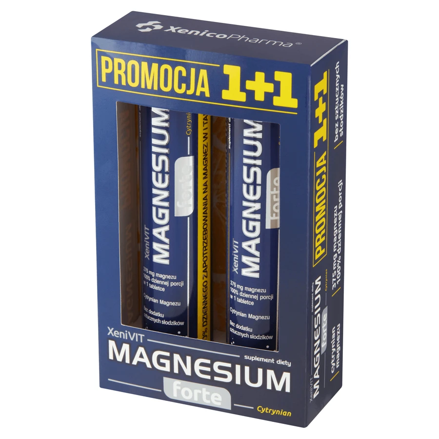 XeniVIT Магній Форте Цитрат, 20 + 20 таблеток: ціни та характеристики