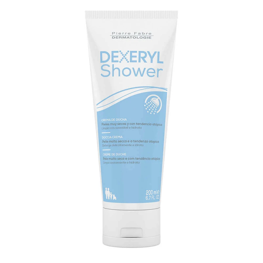 Крем для душу Dexeryl для немовлят, дітей та дорослих, дуже сухої та атопічної шкіри, 200 мл: ціни та характеристики