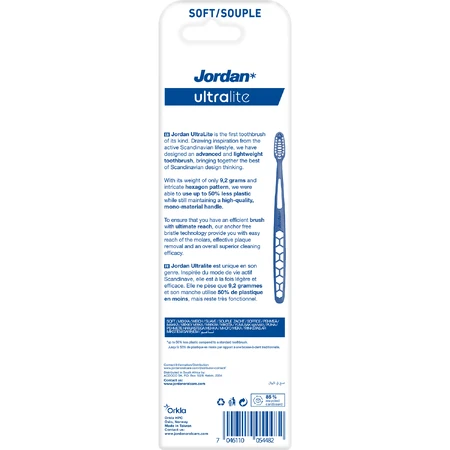 Jordan Ultralite Soft, зубная щетка для зубов, слюда, 2 шт.: цены и характеристики
