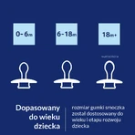 Lovi Prime, пустушка, силіконова, динамічна, блакитна/синя, 34/419, від 18 місяців, 2 упаковки: ціни та характеристики