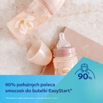 Canpol Babies EasyStart, пляшечка проти кольок, з широким отвором, Gold, рожева, 35/240, від 3 місяців, 240 мл: ціни та характеристики