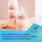 Canpol Babies EasyStart, пляшечка проти кольок, з широким отвором, Gold, рожева, 35/240, від 3 місяців, 240 мл: ціни та характеристики