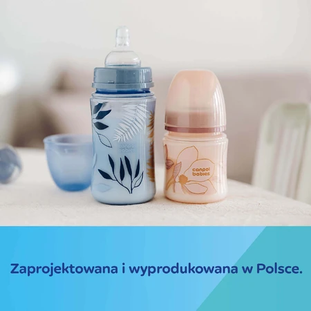 Canpol Babies EasyStart, пляшечка проти кольок, з широким отвором, Gold, рожева, 35/240, від 3 місяців, 240 мл: ціни та характеристики